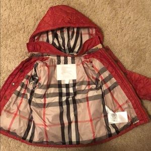 Burberry baby jacket